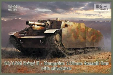 1/72 IBG 43M Zrinyi II Hungarian Assault Gun with sideskirts - IBG Models