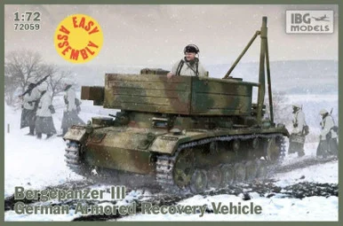 1/72 IBG Bergepanzer Iii (Easy Assembly Kit) - IBG Models