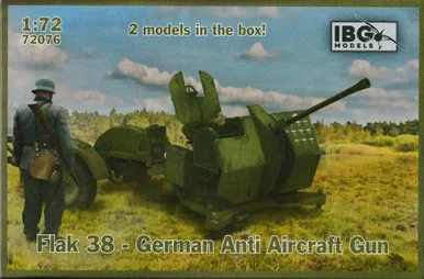 1/72 IBG Flak 38 German Anti Aircraft Gun (2 in the box) - IBG Models