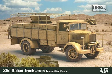 1/72 IBG 3Ro Italian Truck - 90/53 Ammunition Carrier -
