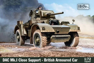 1/72 IBG Models DAC Mk.I Close Support British Armoured Car Plastic Model Kit