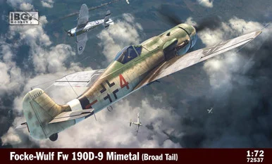 1/72 IBG Models Focke-Wulf Fw 190D-9 Mimetall (Broad Tail) Plastic Model Kit