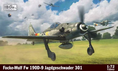 1/72 IBG Models 72543 1/72 Focke-Wulf Fw 190D-9 Jagdgeschwader 301 Plastic Model Kit