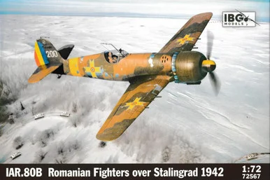 1/72 IBG Models IAR.80B Romanian Fighter Over Stalingrad Plastic Model Kit