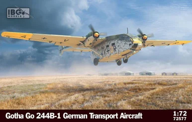 1/72 IBG Models Gotha Go 244B-1 German Transport Aircraft Plastic Model Kit