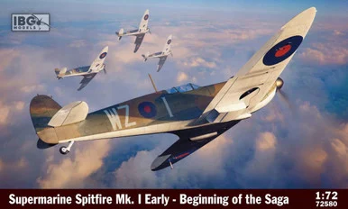 1/72 IBG Models Supermarine Spitfire Mk.I Early Plastic Model Kit