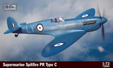 1/72 IBG Models Supermarine Spitfire PR Type C Heston Special 1940-41 Plastic Model Kit