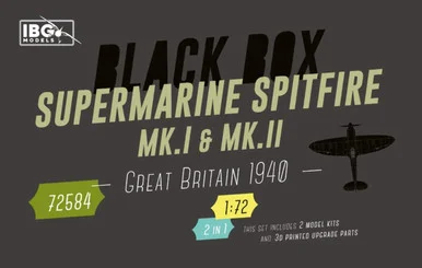 1/72 IBG Spitfire MkI & Mk II Great Britain 1940 Black Box - IBG Models
