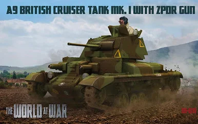 1/72 IBG A9 British Cruiser Tank Mk.I w/ ZPOR Gun - IBG Models