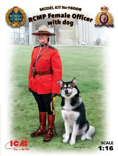 1/16 ICM RCMP Female Officer with dog - ICM Models