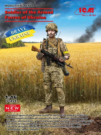 1/16 ICM Soldier of the Armed Forces of Ukraine - ICM Models