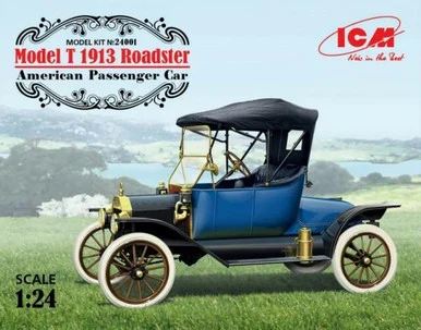 1/24 ICM Model T 1913 Roadster, American Passenger Car - ICM Models