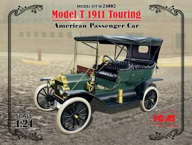1/24 ICM Model T 1911 Touring, American Passenger Car - ICM Models