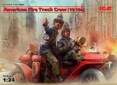 1/24 ICM American Fire Truck Crew (1910s) (2 figures) - ICM Models