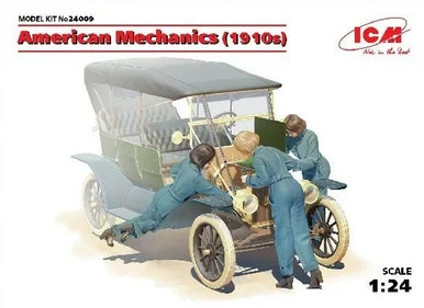 1/24 ICM American mechanics (1910s) (3 figures) - ICM Models