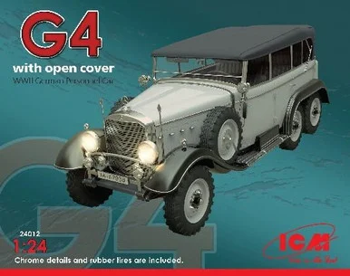 1/24 ICM Typ G4 Soft Top, WWII German Personnel Car - ICM Models