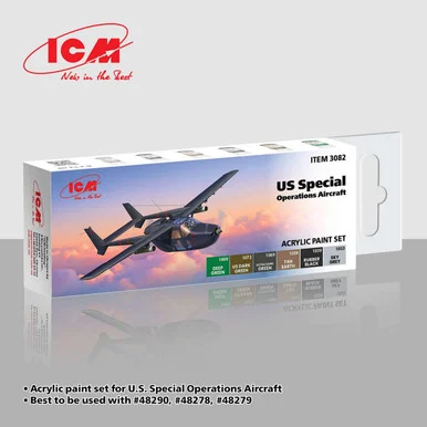 ICM Acrylic paint set for US Special Operations Aircraft - ICM Models