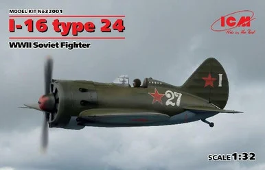 1/32 ICM I-16 type 24, WWII Soviet Fighter
