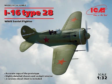 1/32 ICM I-16 type 28, WWII Soviet Fighter