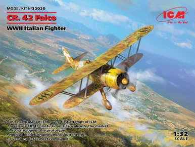1/32 ICM CR. 42 Falco, WWII Italian Fighter - ICM Models