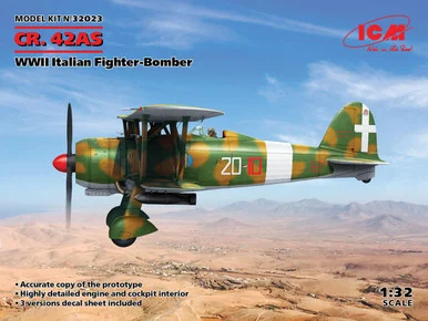 1/32 ICM CR. 42AS, WWII Italian Fighter-Bomber