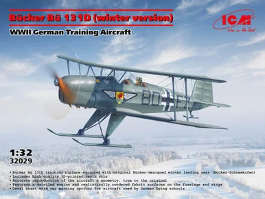 1/32 ICM Bucker Bu 131D Winter Version - PREORDER