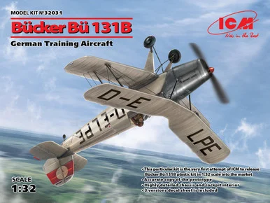 1/32 ICM Bucker Bu 131B, German Training Aircraft - ICM Models