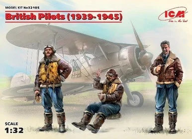 1/32 ICM British Pilots (1939-1945) (3 figures)