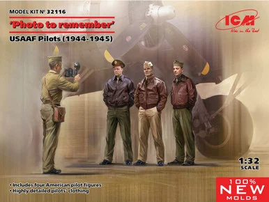 1/32 ICM Photo to Remember USAAF Pilots 1944-1945