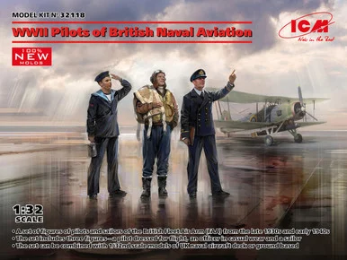 1/32 ICM WWII Pilots of British Naval Aviation - ICM Models