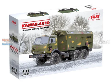 ICM35004 1:35 ICM Kamaz-4310 Ukrainian Military Box Truck
