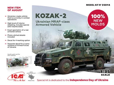 1/35 ICM Kozak-2 MRAP Armed Forces of Ukraine