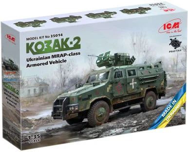ICM35014 1:35 ICM Kozak-2 Ukrainian MRAP-class Armored Vehicle
