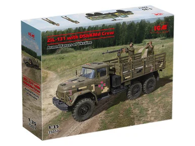 1/35 ICM ZiL-131 with DShKMd crew. Armed Forces of Ukraine