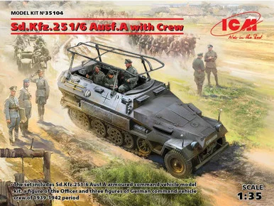 1/35 ICM Sd.Kfz.251/6 Ausf.A with Crew - ICM Models