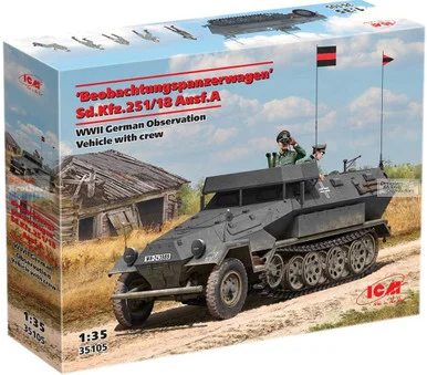 ICM35105 1:35 ICM Beobachtungspanzerwagen Sd.Kfz.251/18 Ausf.A