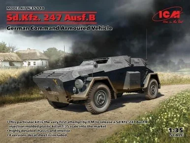 1/35 ICM Sd.Kfz. 247 Ausf.B, German Command Armoured Vehicle - ICM Models