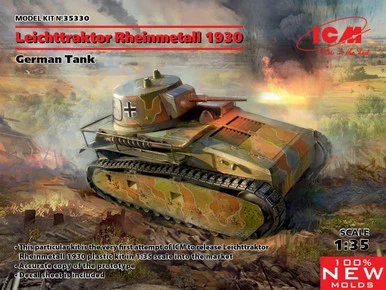 1/35 ICM Leichttraktor Rheinmetall 1930, German Tank - ICM Models