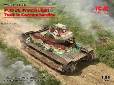 1/35 ICM FCM 36 French Light Tank in German Service - ICM Models