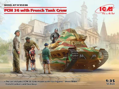 1/35 ICM FCM 36 with French Tank Crew - ICM Models