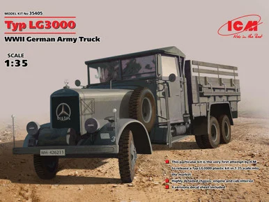 1/35 ICM Typ LG3000, WWII German Army Truck - ICM Models