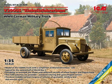 1/35 ICM V3000S Einheitsfahrerhaus WWII German Military Truck - ICM Models