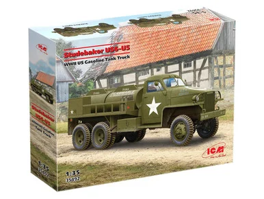 1/35 ICM Studebaker US6-U5 WWII US Gasoline Tank Truck Plastic Model Kit