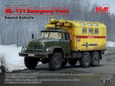 1/35 ICM ZiL-131 Emergency Truck, Soviet Vehicle