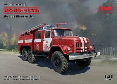 1/35 ICM AC-40-137A, Soviet Firetruck