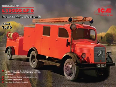1/35 ICM L1500S LF 8, German Light Fire Truck - ICM Models