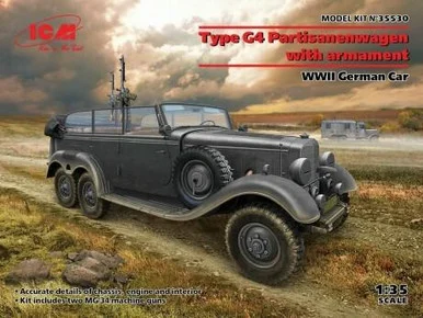 1/35 ICM G4 with armament, WWII German Car - ICM Models
