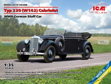 ICM35540 1:35 ICM Typ 320 (W142) Cabriolet WW2 German Staff Car