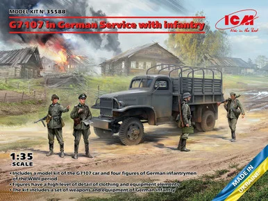 1/35 ICM G7107 in German Service with infantry - ICM Models