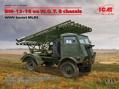 1/35 ICM BM-13-16 on W.O.T. 8 chassis, WWII Soviet MLRS